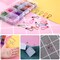 Mayboos 300 Pieces Safety Bulb Pins,10 Colors Calabash Crochet Stitch Markers, Metal Safety Pins for Knitting and DIY Project with Storage Box